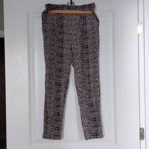 Leopard print pants